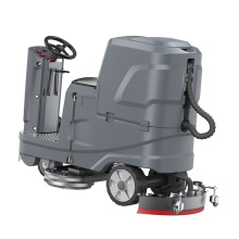 Battery Powered Ride-on Floor Scrubber Automatic Commercial Electric Floor Scrubber Dryer For Warehouse